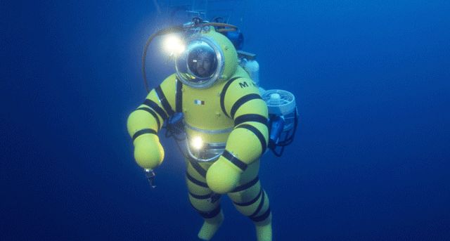 pressure diving suit