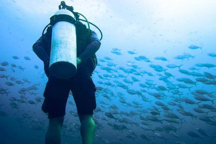 ascending in scuba diving