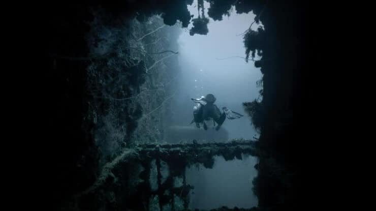 cave diving