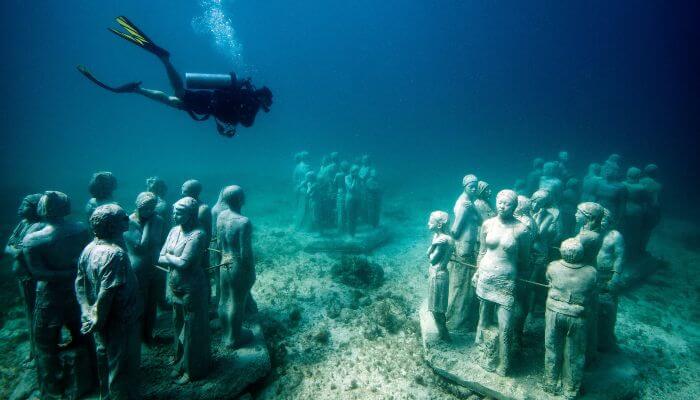 cancun - underwater museum